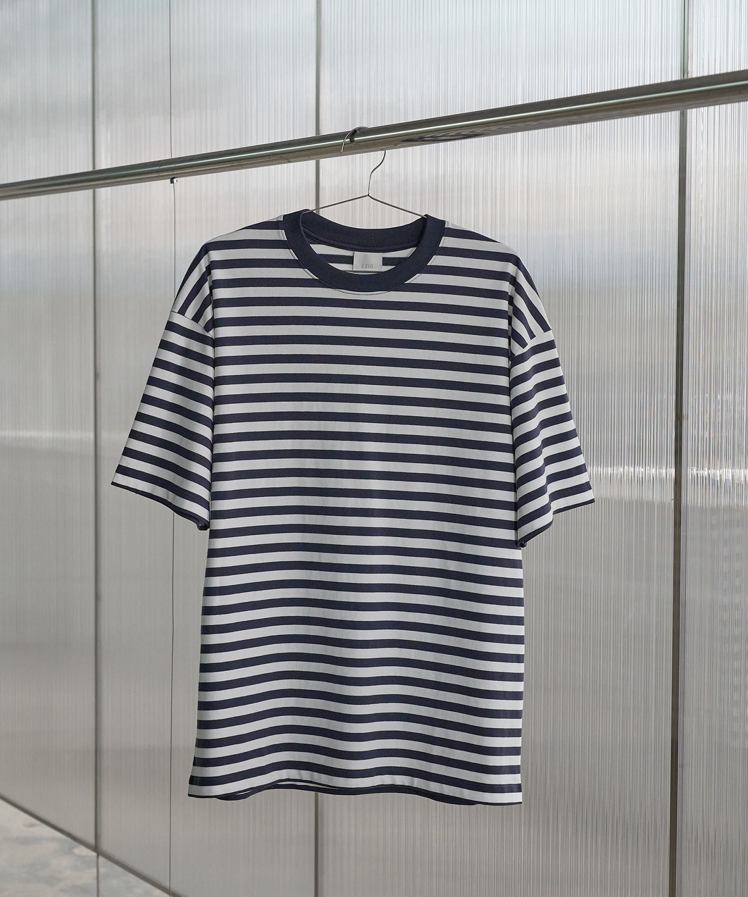 Basic LooseFit T-Shirt_Navy Stripe