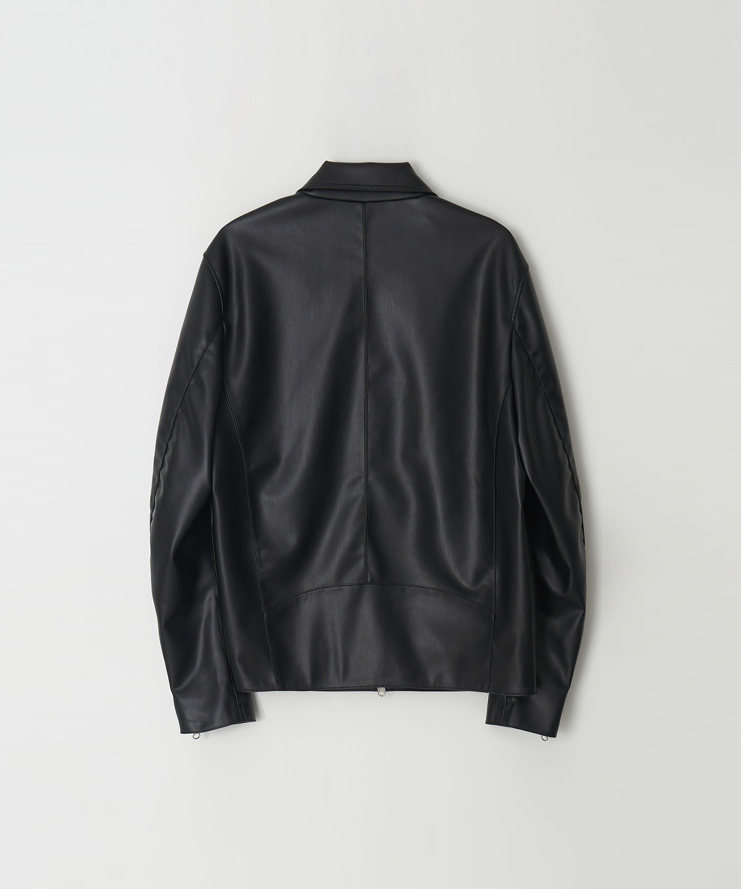 Pocket Leather Jacket_Black