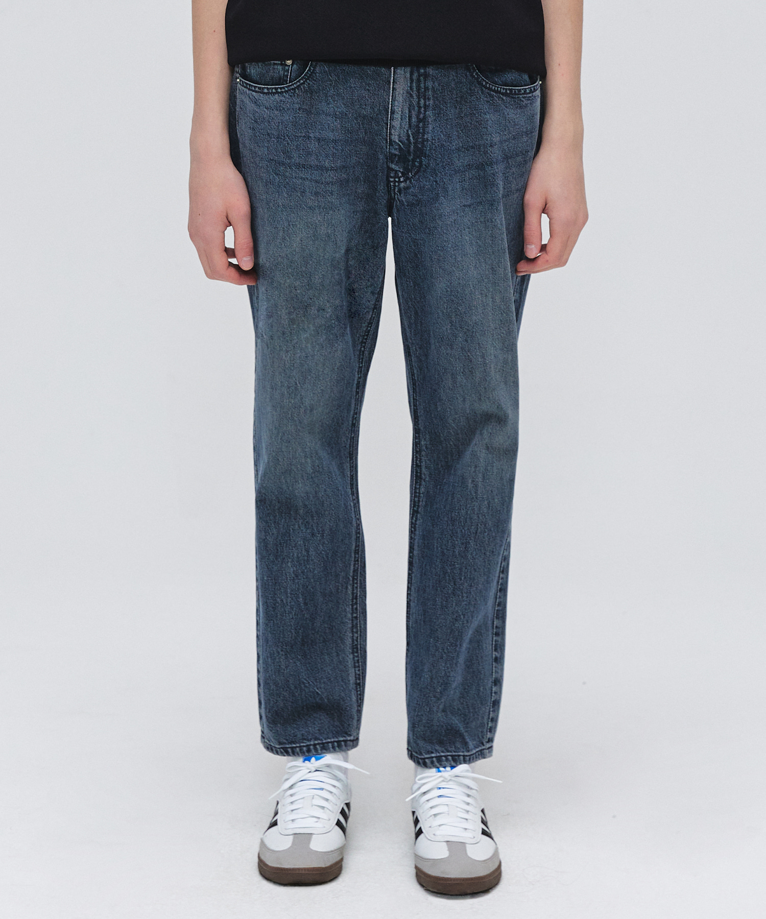 [T-FIT] Blue Tapered Fit Jeans
